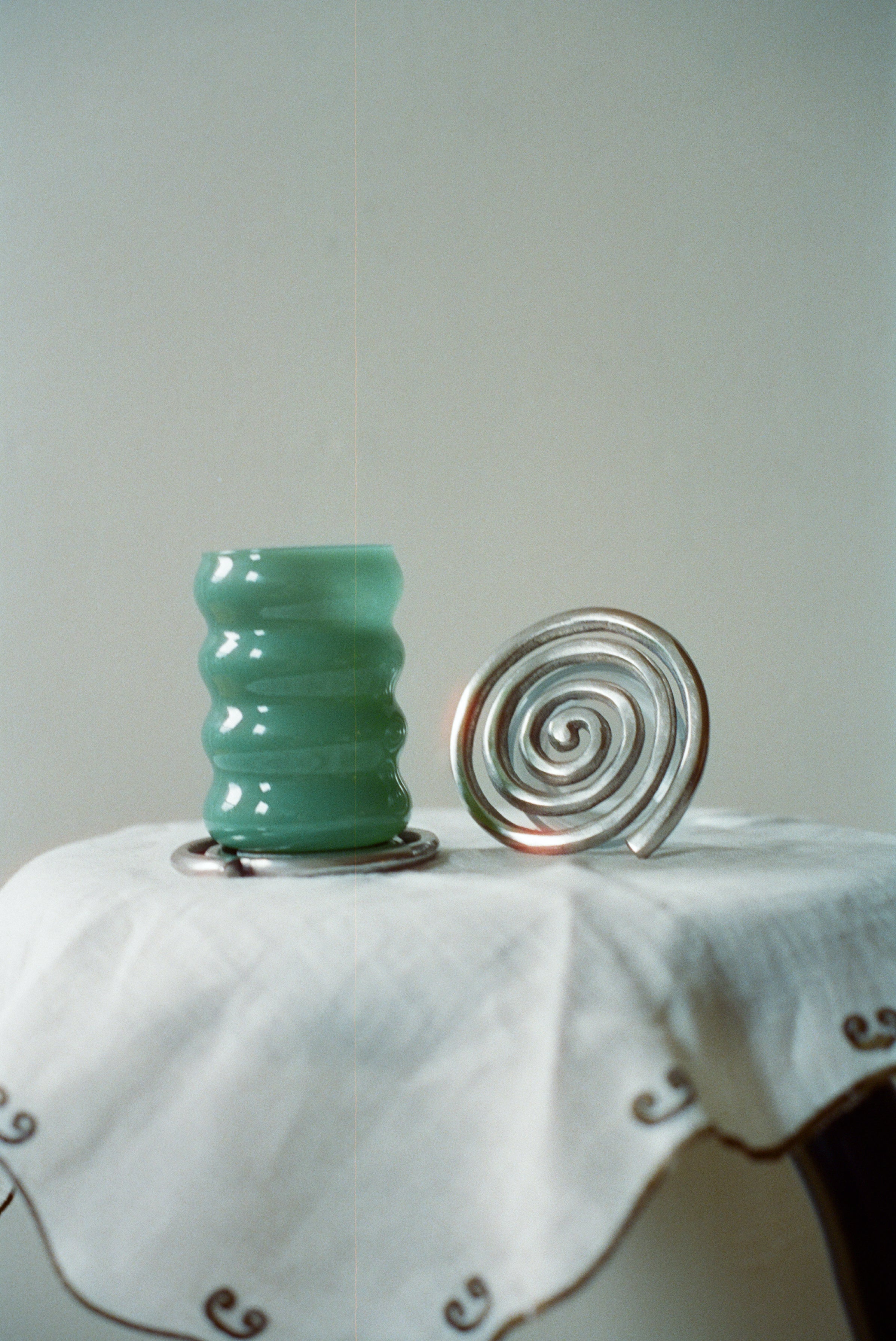 Sophie Lou Jacobsen - Opaque Ripple Cup (Set of Two) · Jade · TINGKO SELECT