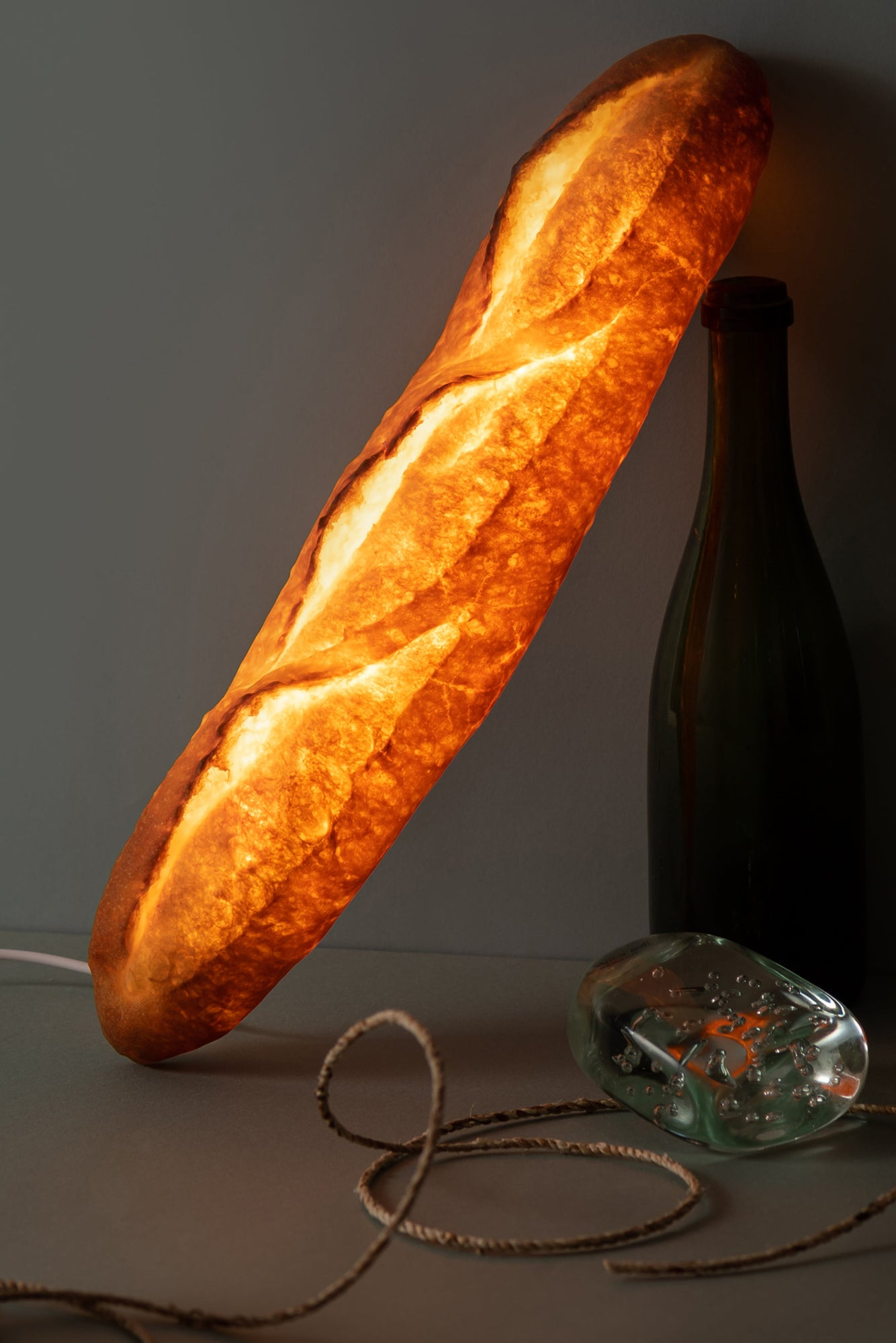 Yukiko Morita - Batard Bread Lamp (LED Light with AC Power Cord) · TINGKO SELECT