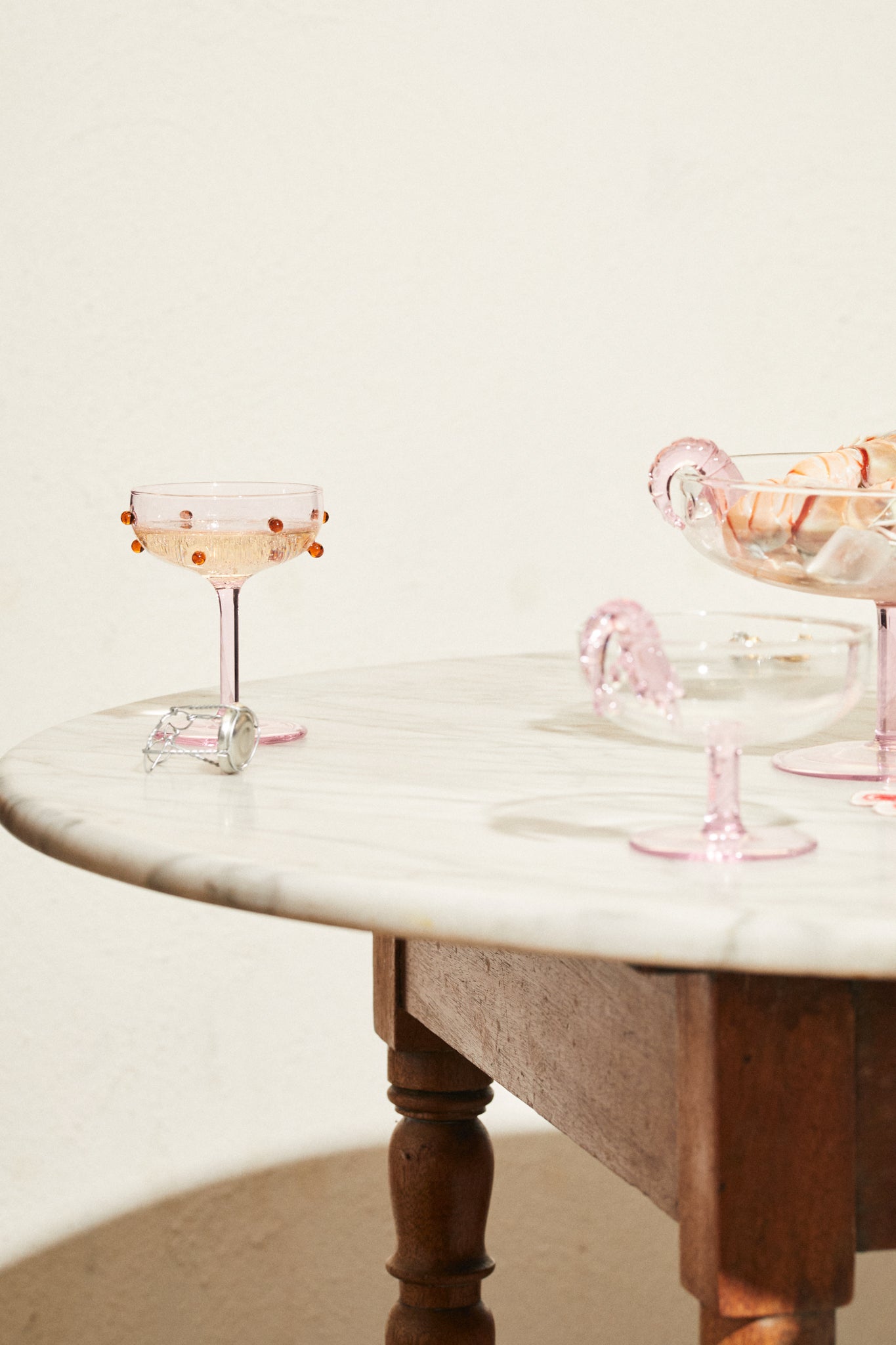 Maison Balzac - 2 Pomponette Champagne Coupes · TINGKO SELECT