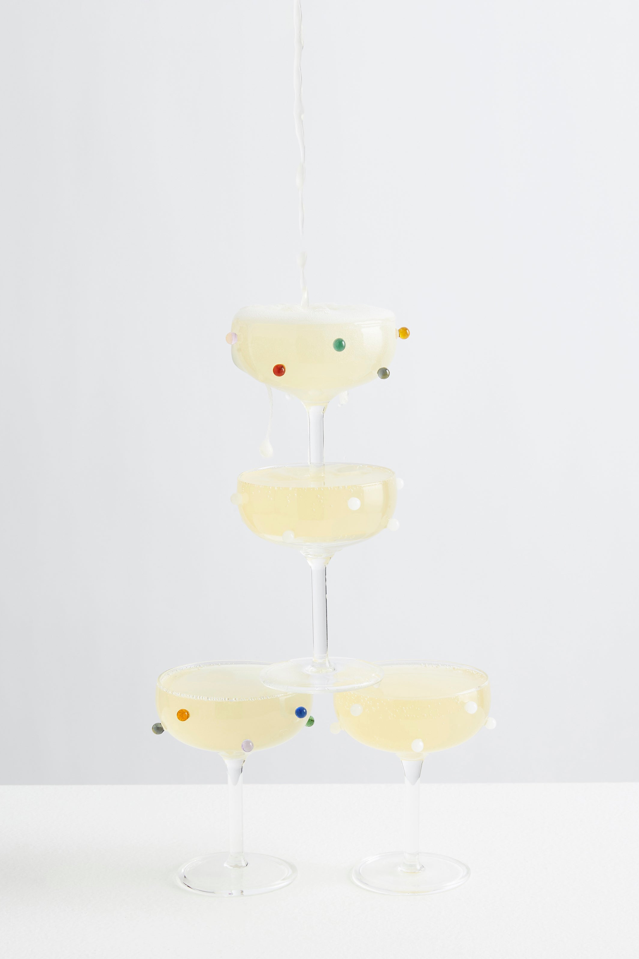 Maison Balzac - 2 Pomponette Champagne Coupes · TINGKO SELECT