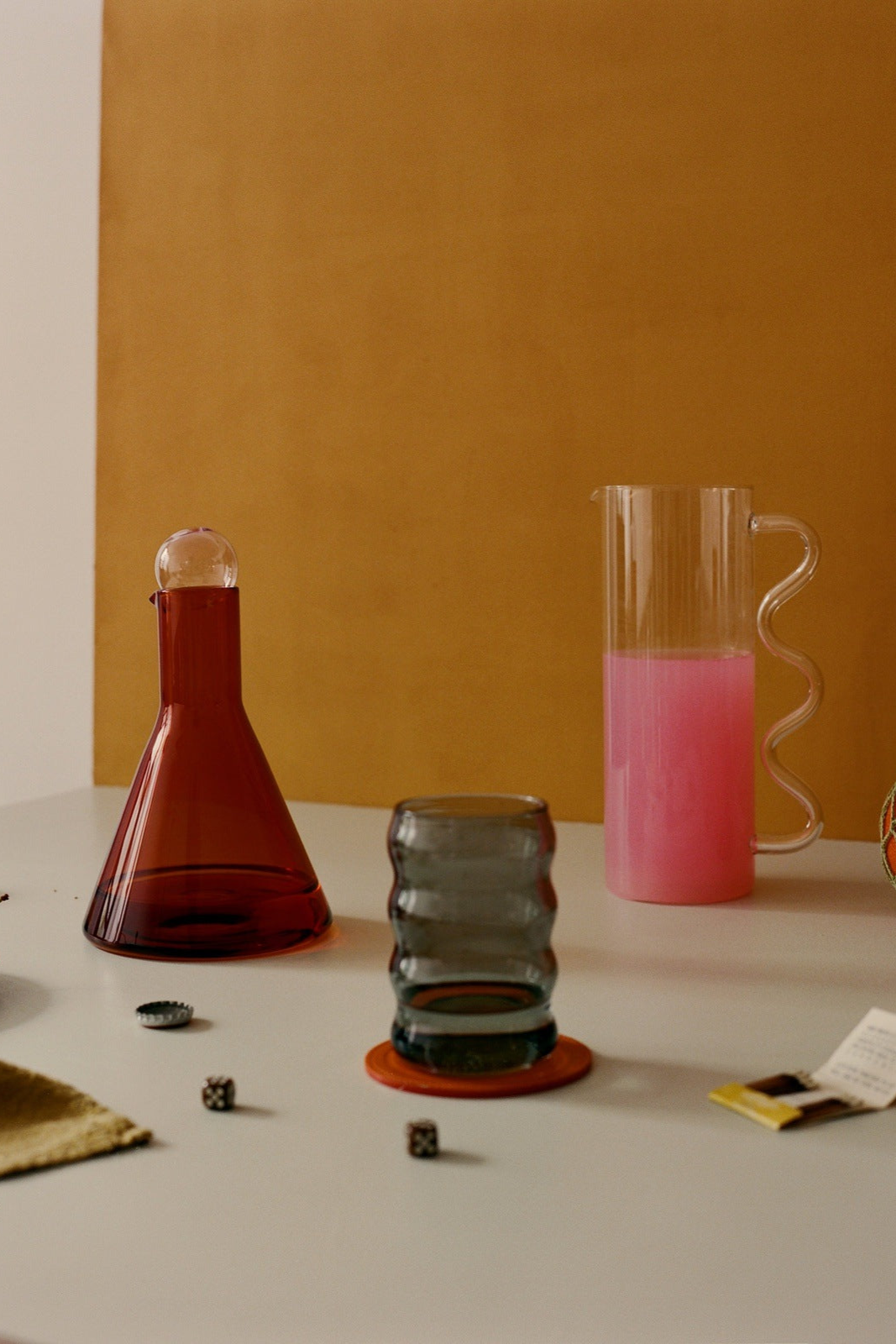 Sophie Lou Jacobsen - Bilboquet Carafe · Amber + Lilac · TINGKO SELECT