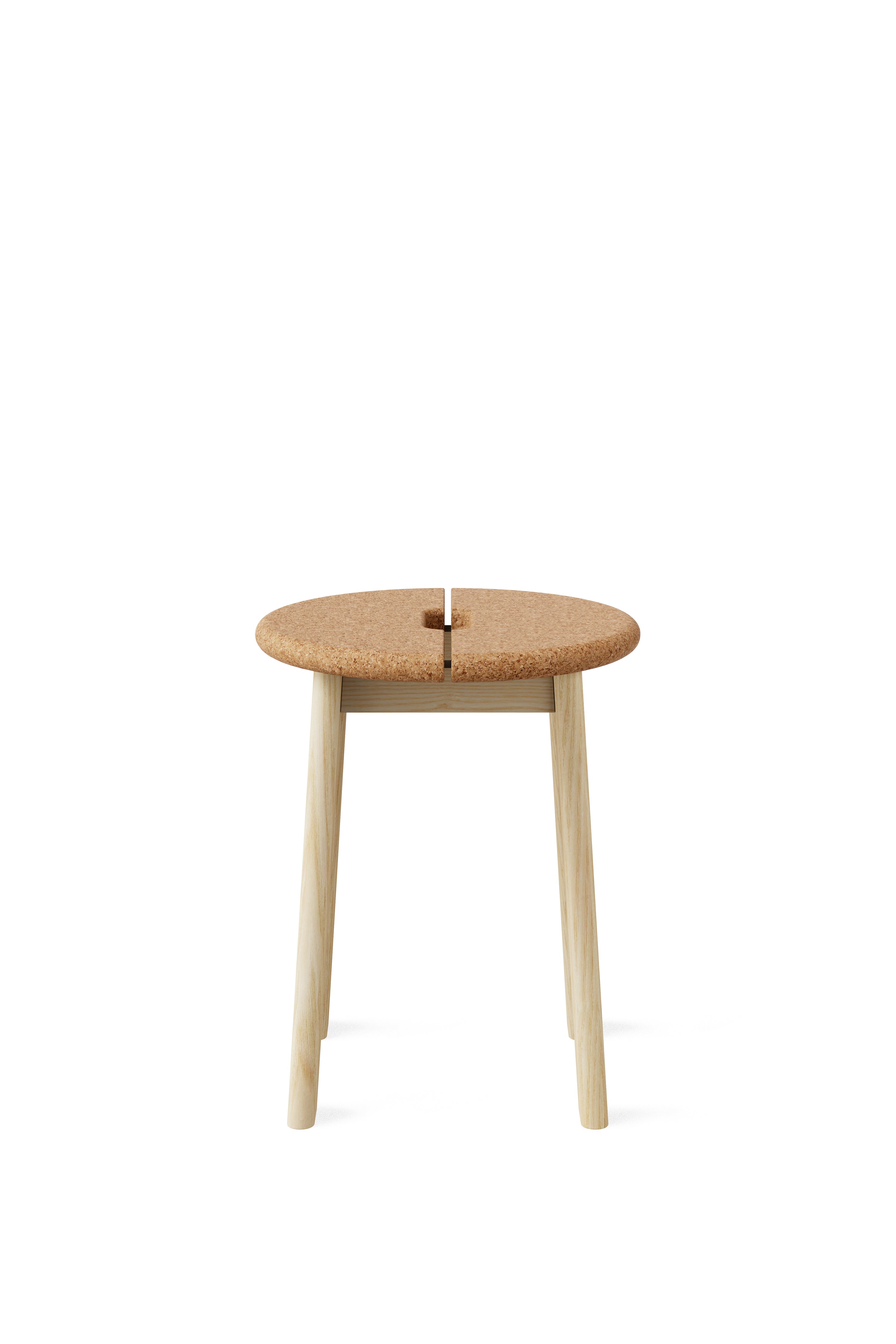 BRAVO Stool 白蠟木極簡椅凳-軟木椅座