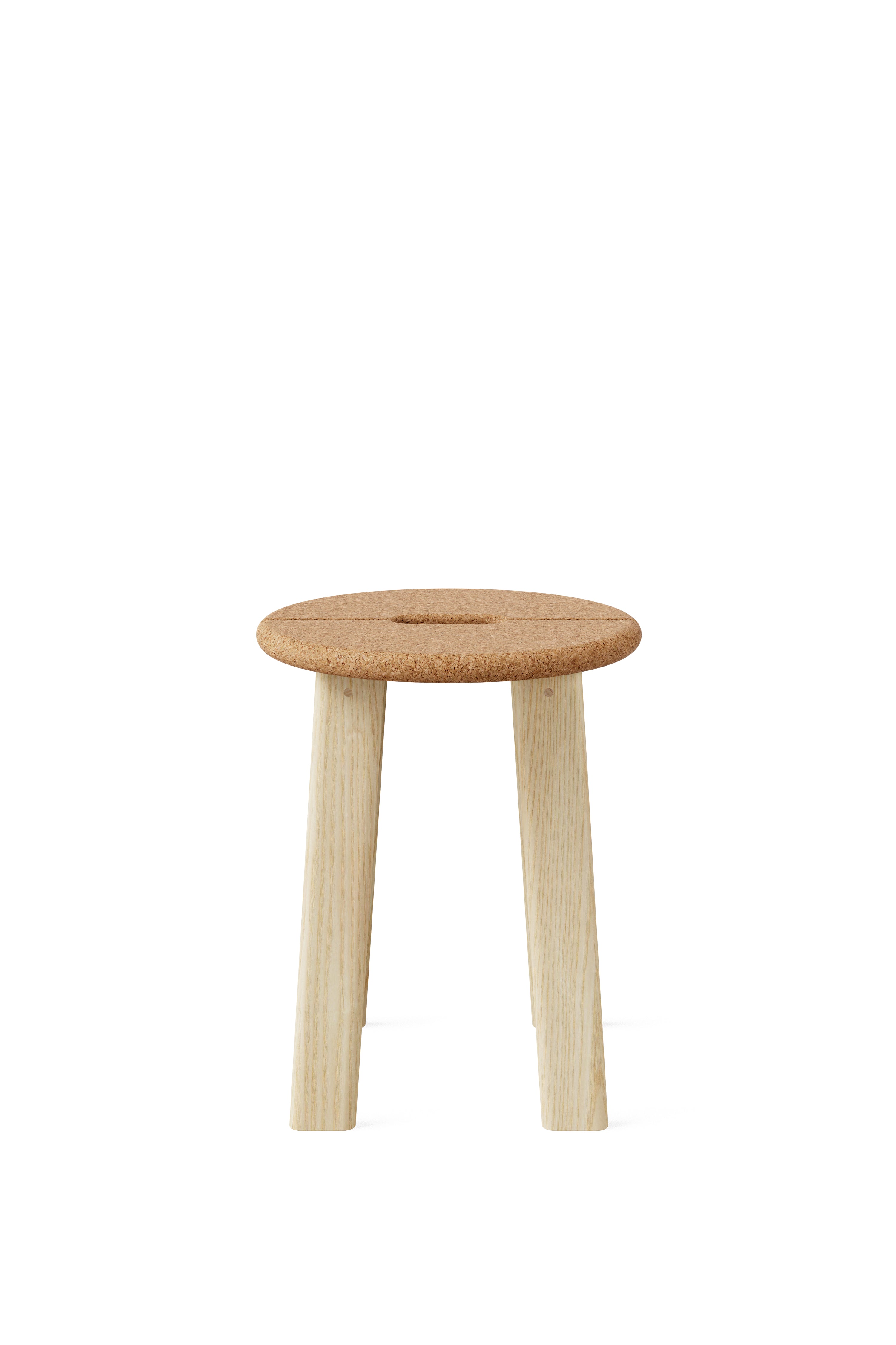 BRAVO Stool 白蠟木極簡椅凳-軟木椅座