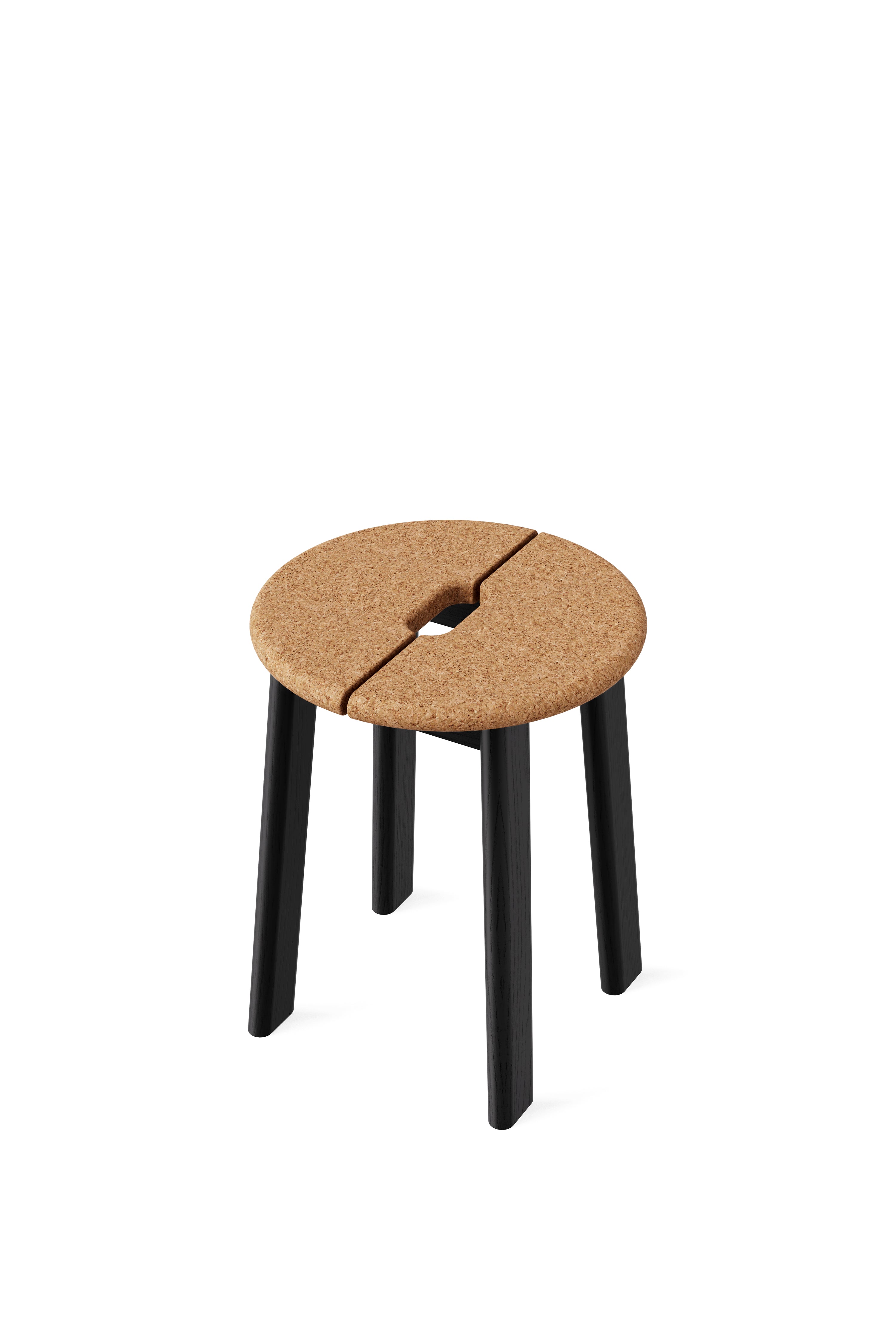 BRAVO Stool 白蠟木極簡椅凳-軟木椅座