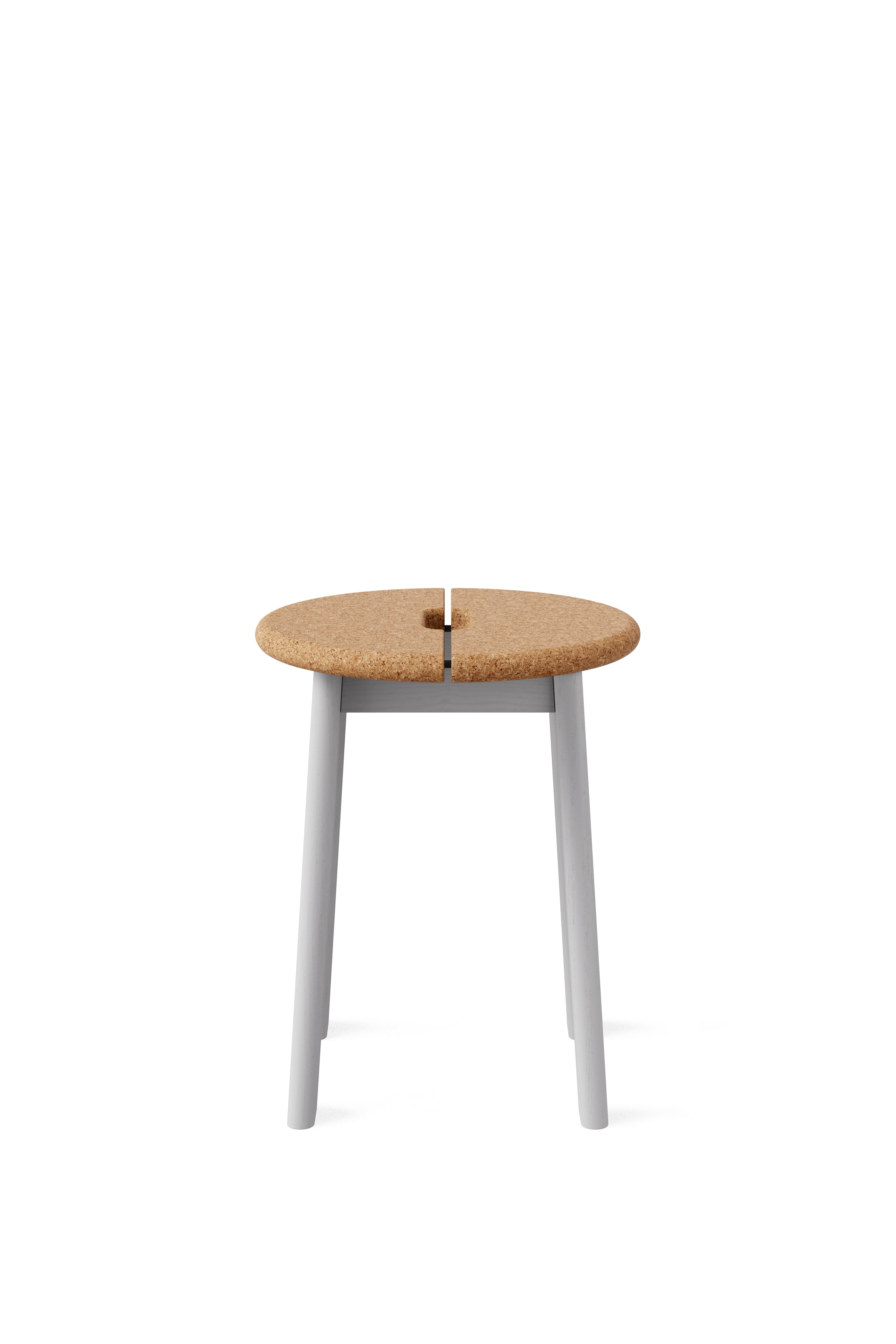 BRAVO Stool 白蠟木極簡椅凳-軟木椅座