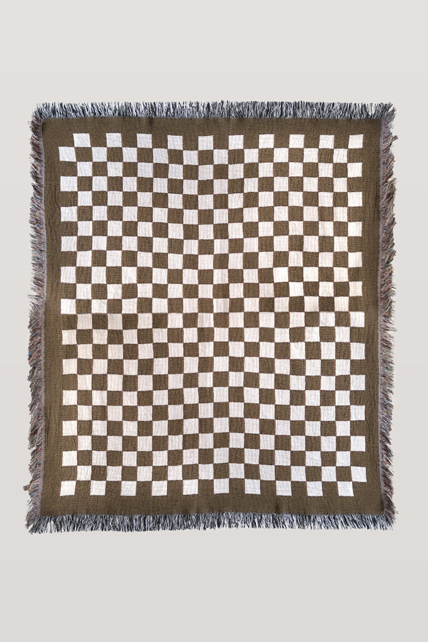Check Throw Blanket