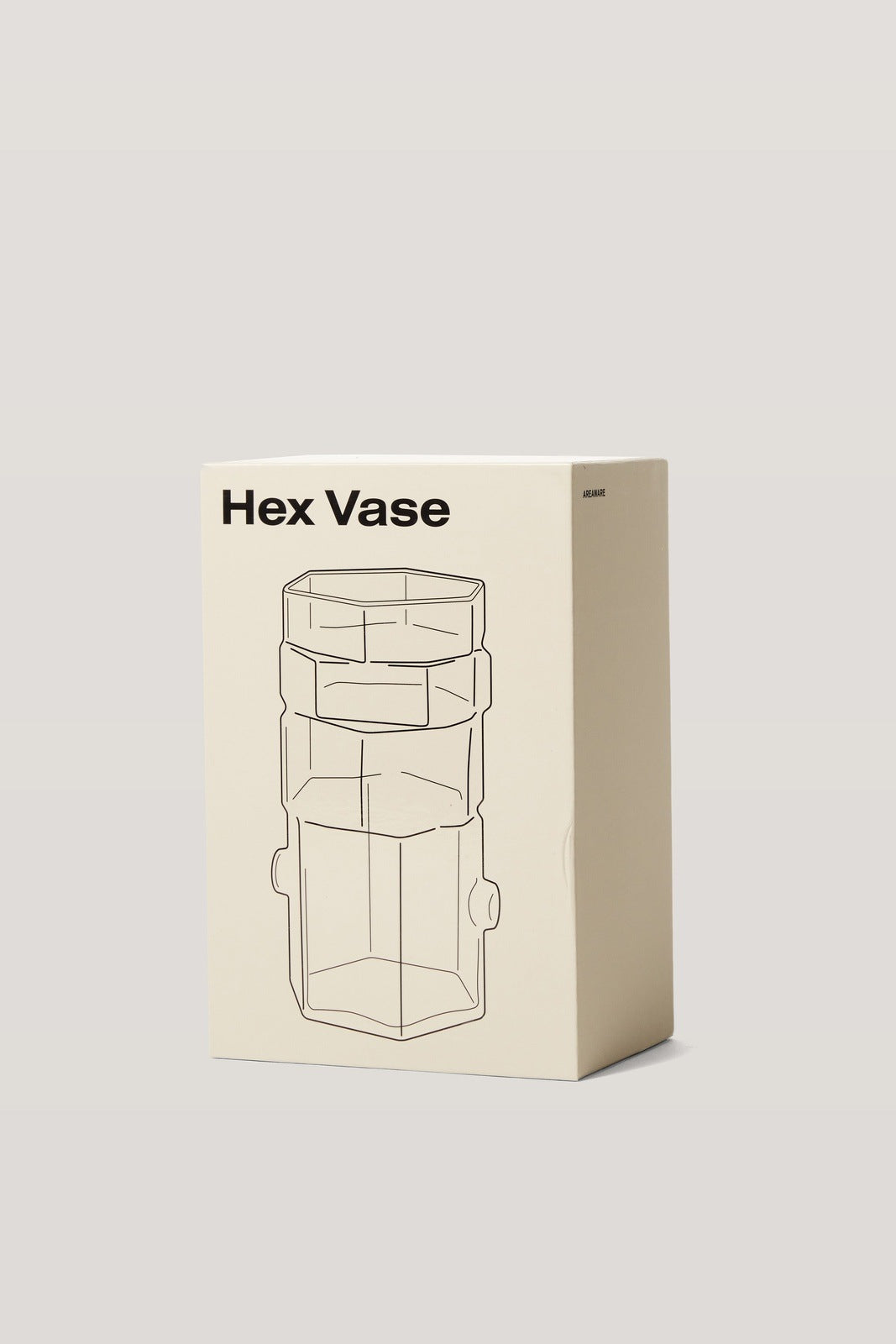 Hex Vase · Gray