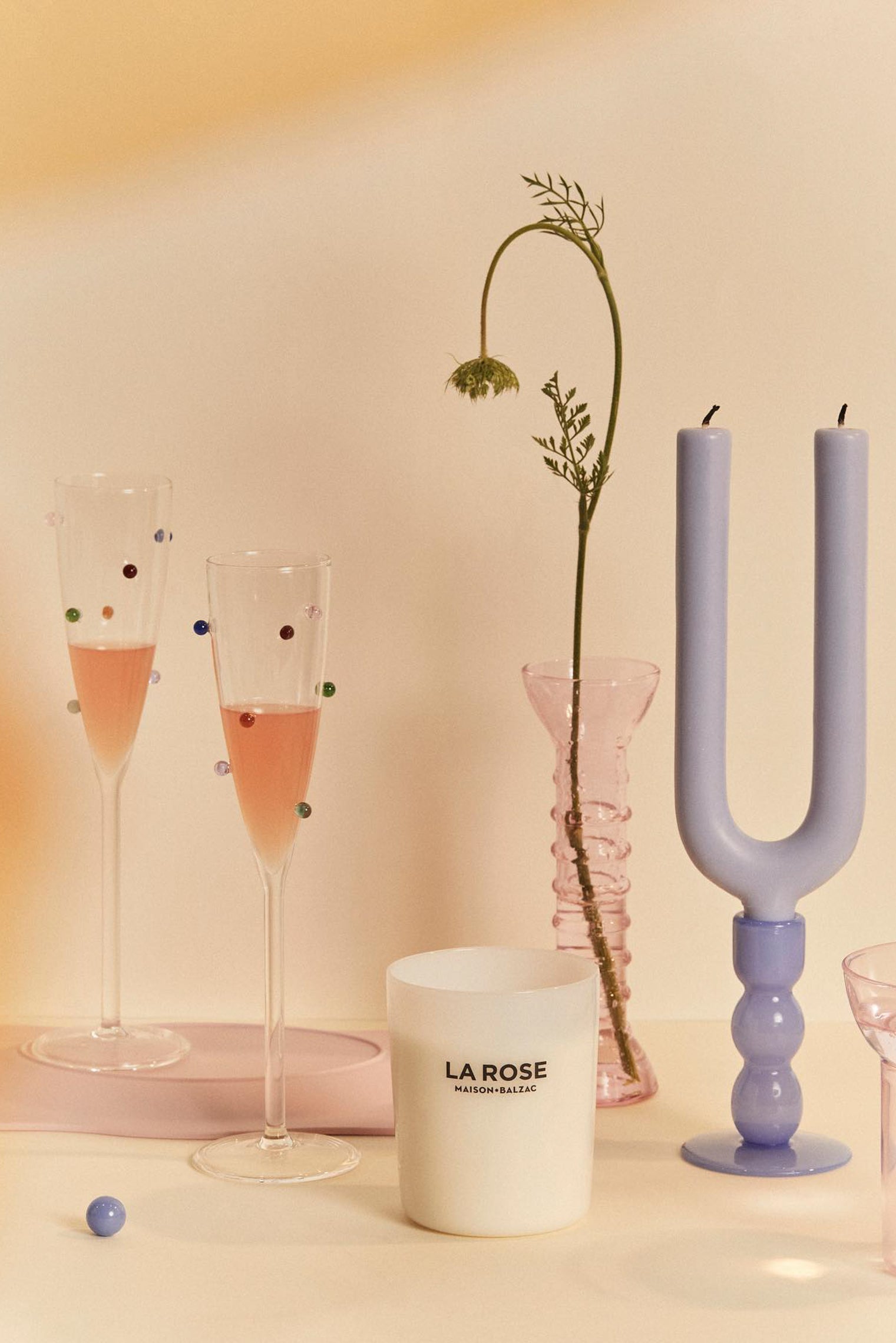 Maison Balzac - 2 Pomponette Flutes · TINGKO SELECT