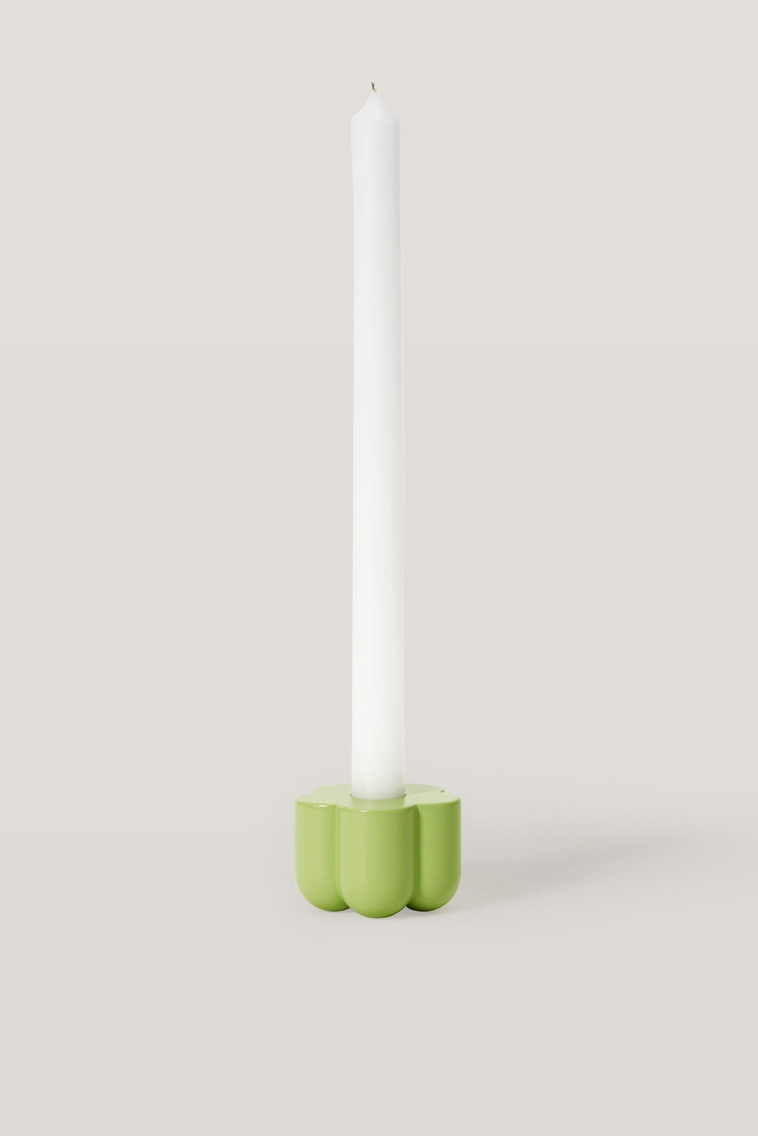 Poppy Candle & Incense Holder · Green