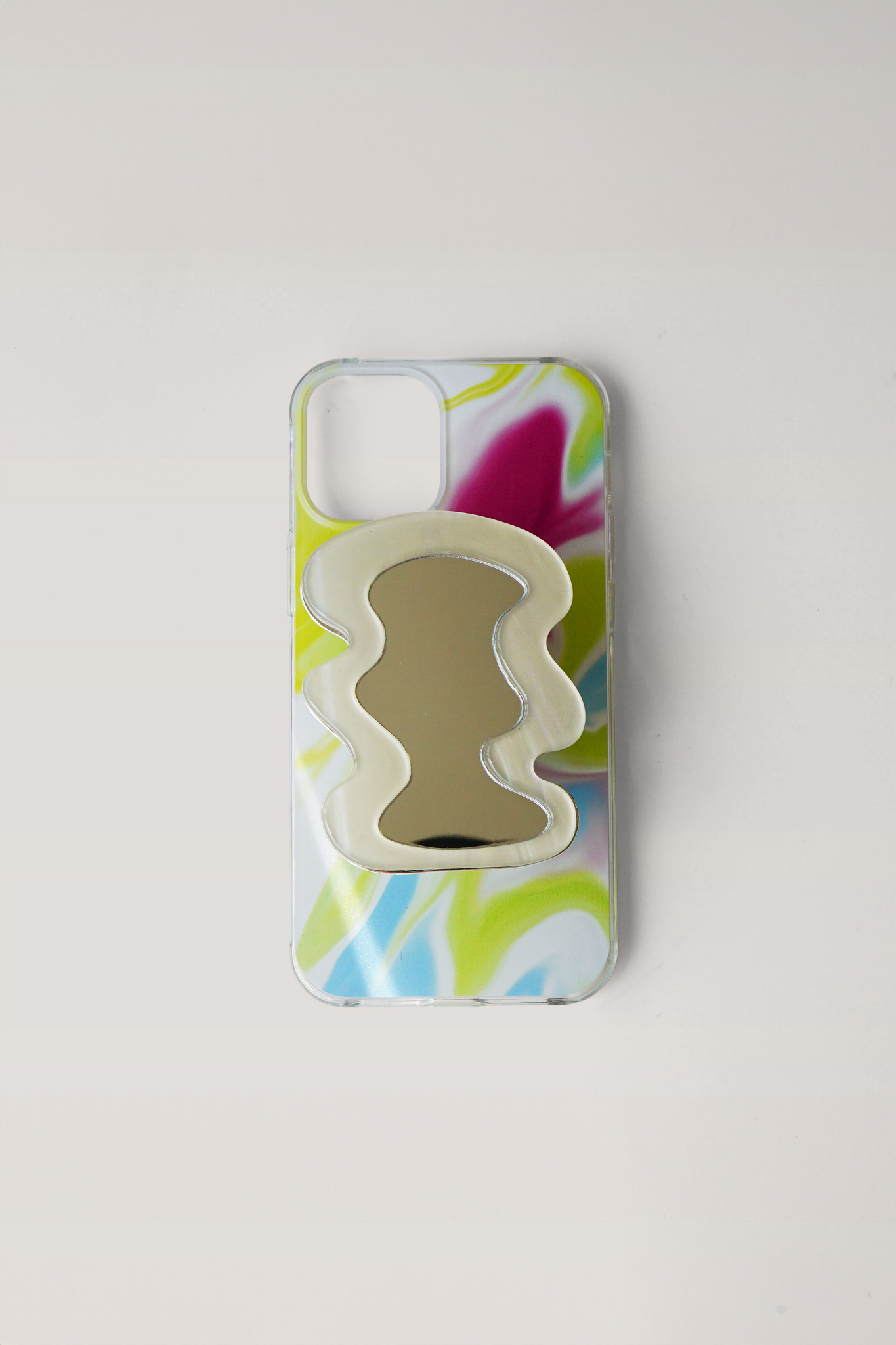 Wavy Mirror Phone Grip