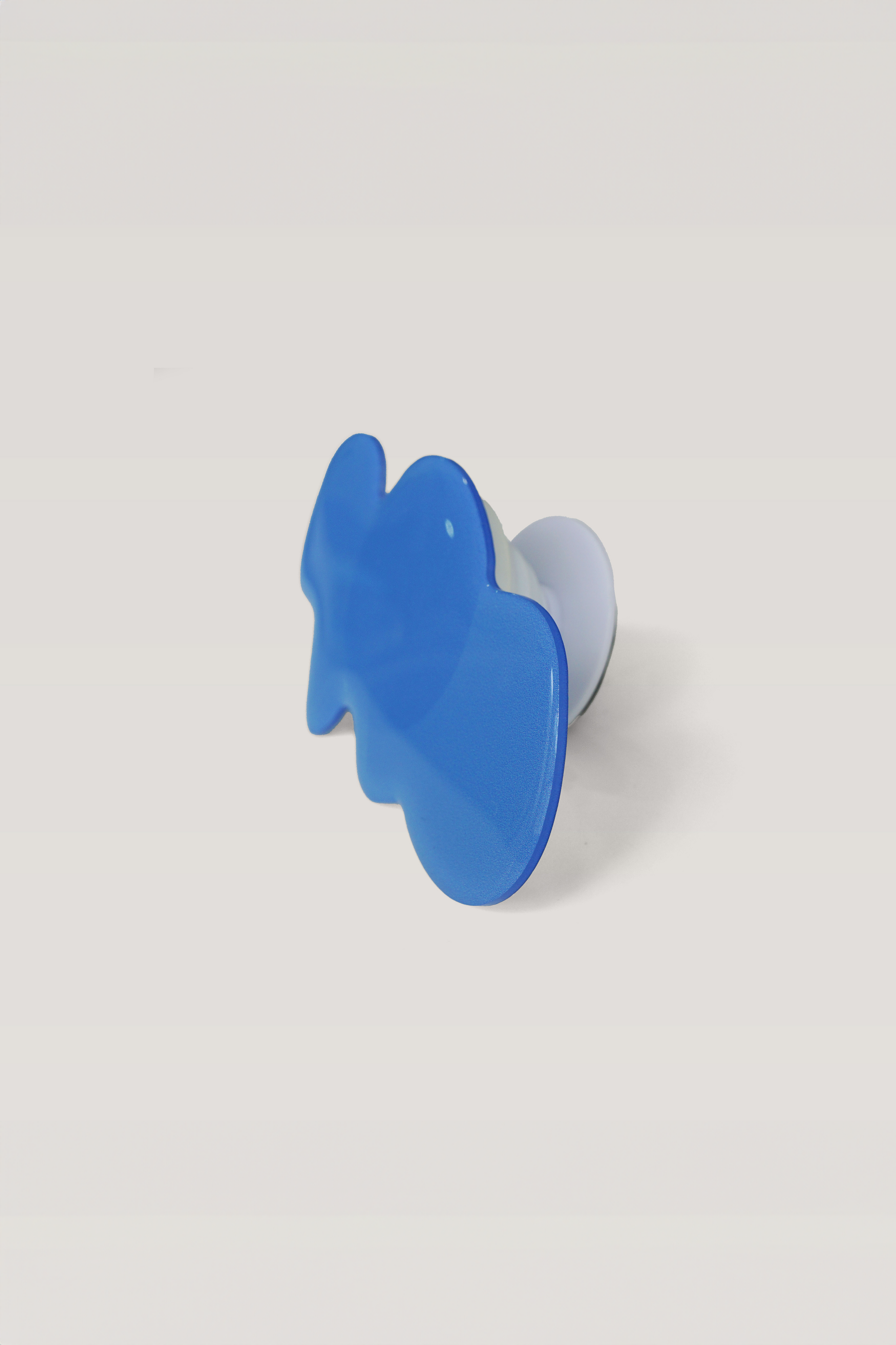 Blue Squiggle Phone Grip