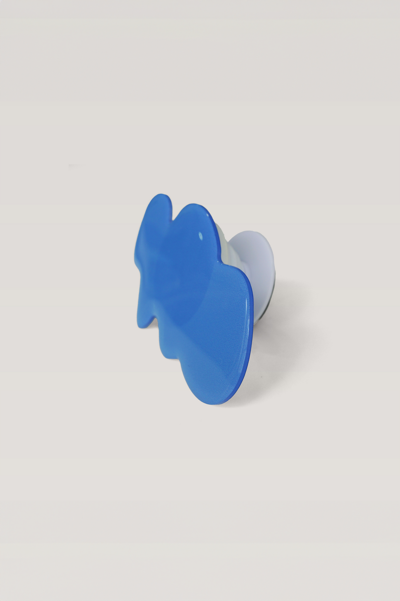 Blue Squiggle Phone Grip