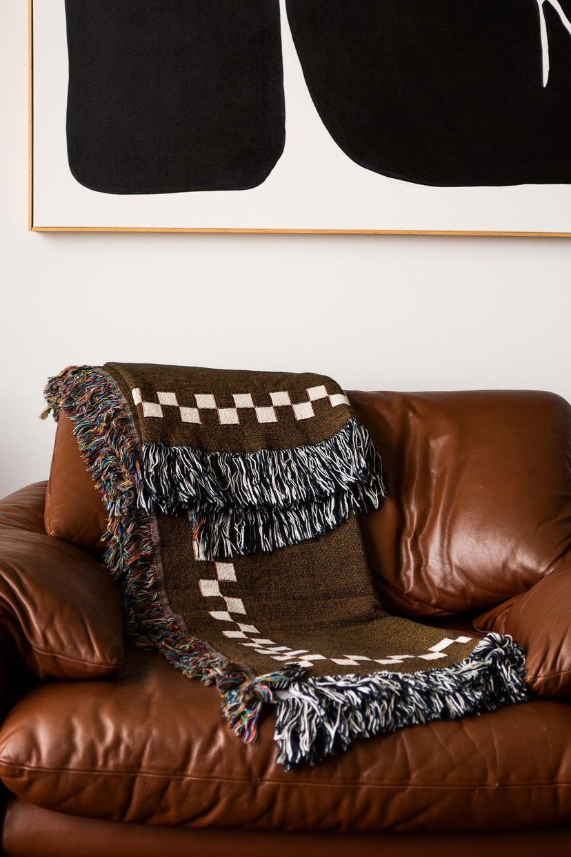 Bien Mal - Cortado Throw Blanket · TINGKO SELECT