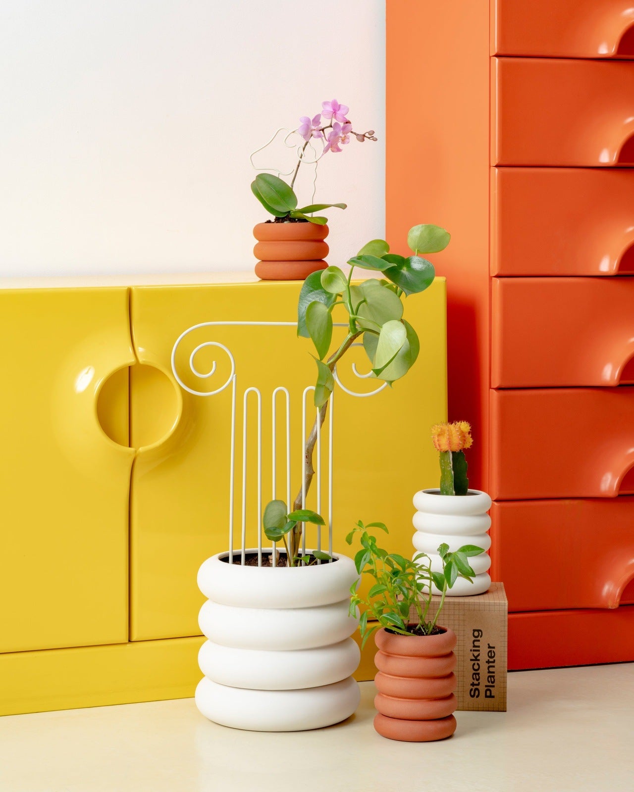 Stacking Planter Mini · Short · Terracotta