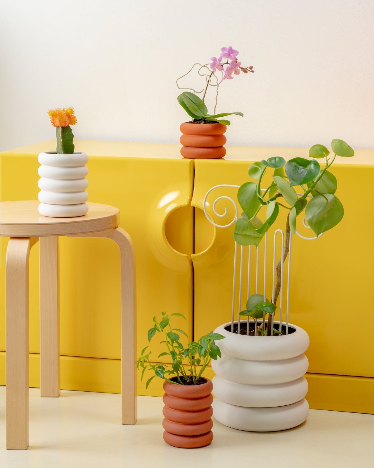 Stacking Planter · Tall · White