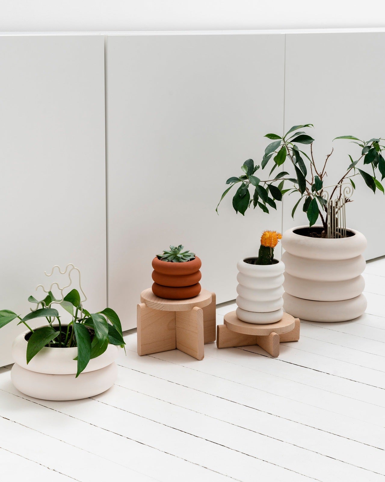 Stacking Planter · Tall · White