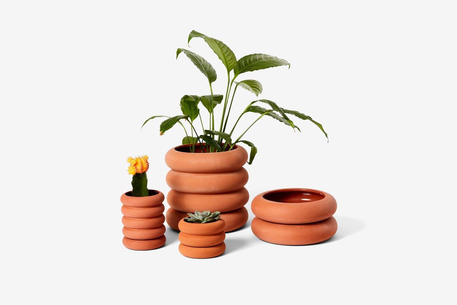 Stacking Planter · Tall · Terracotta