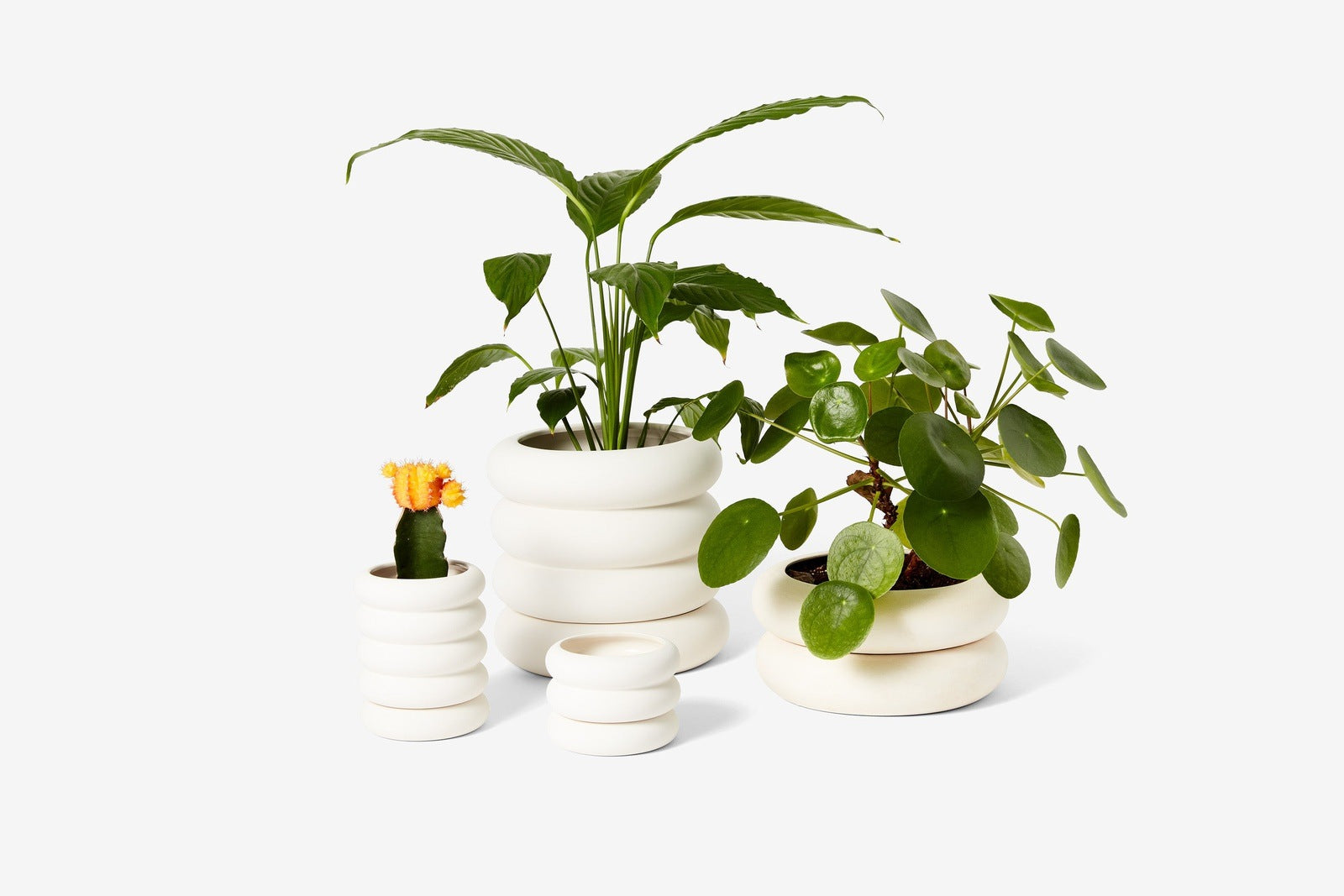 Stacking Planter Mini Short · White