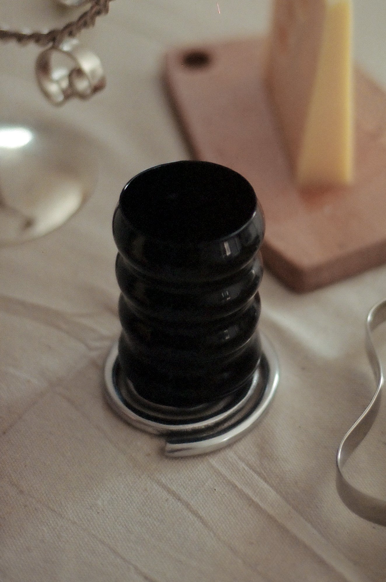 Opaque Ripple Cup Set of Two · Onyx