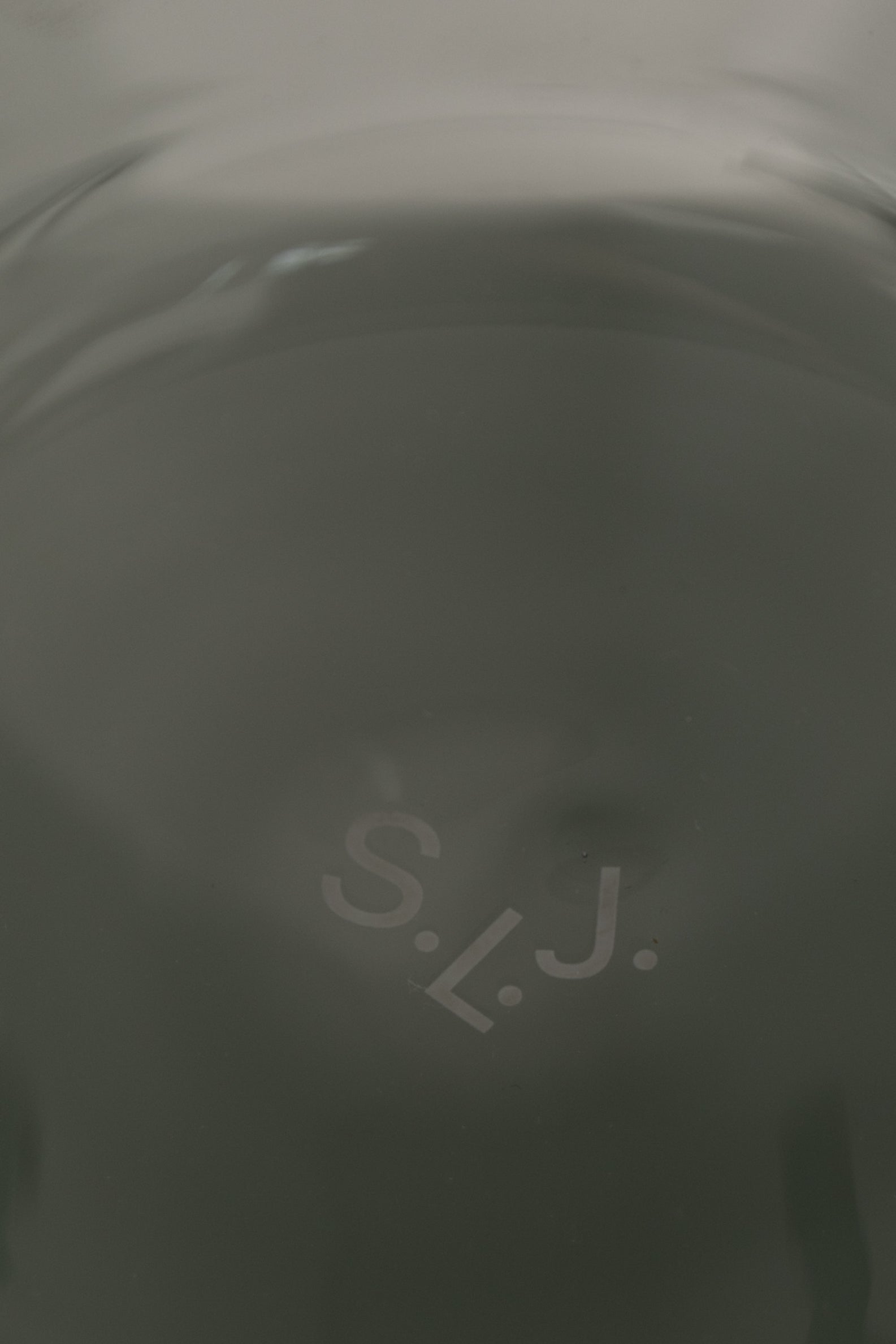 Handle Vase · Smoke + Teal