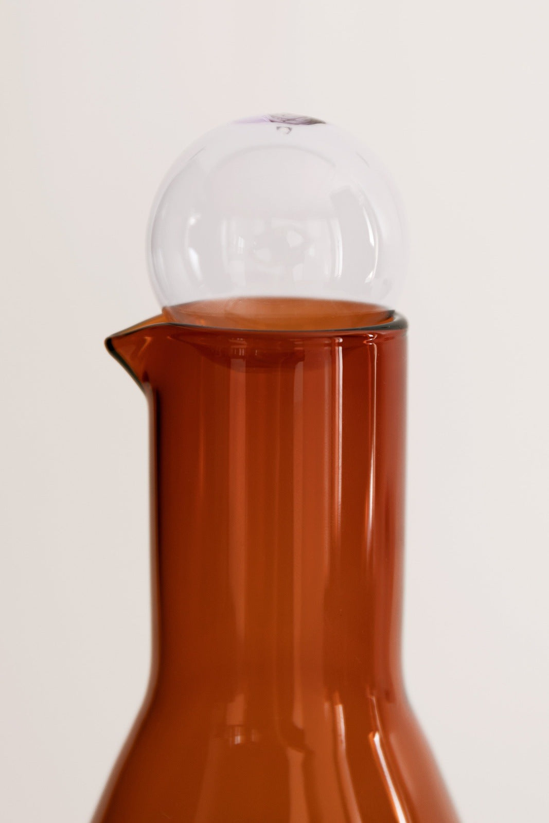 Bilboquet Carafe · Amber + Lilac