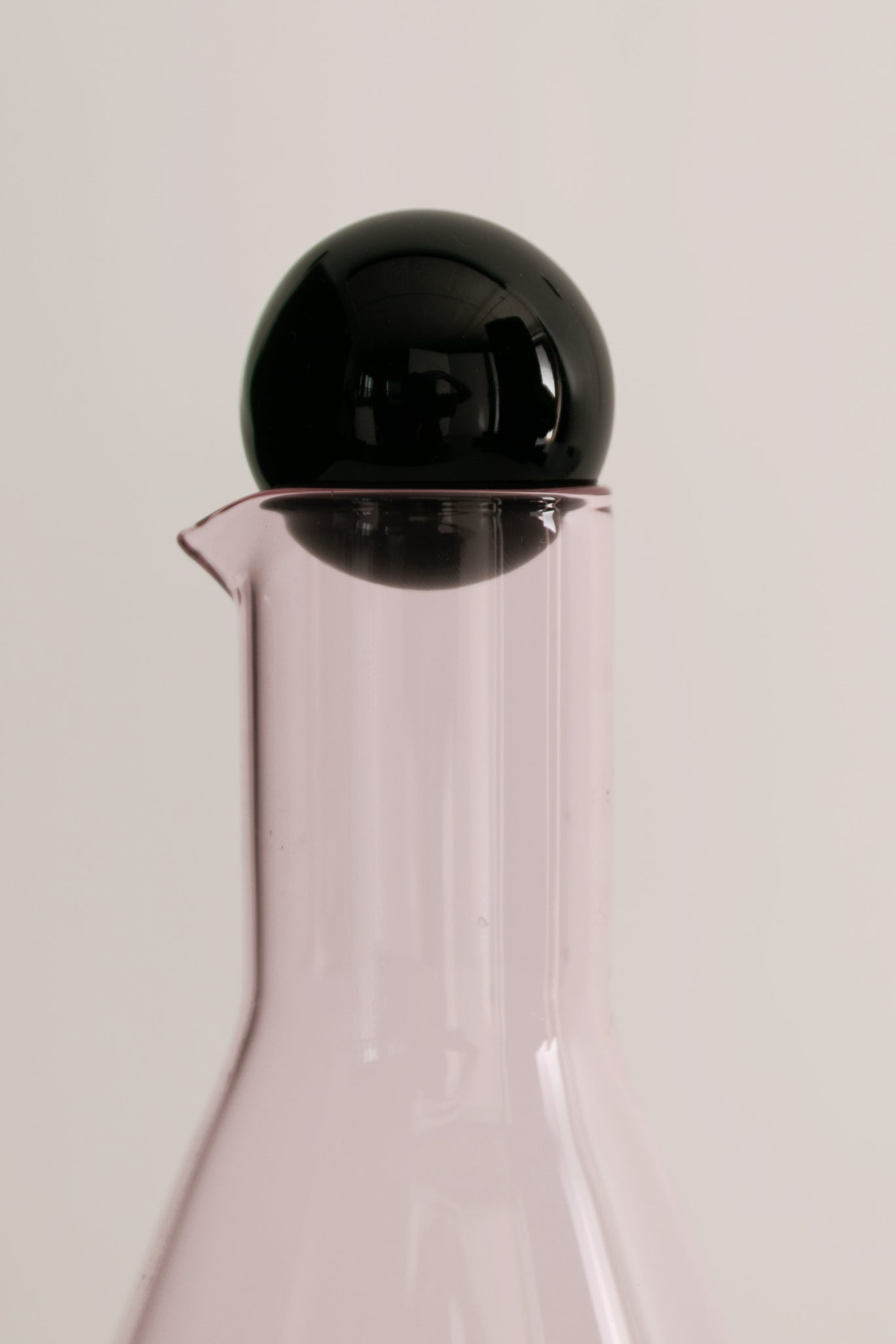 Bilboquet Carafe · Pink + Black