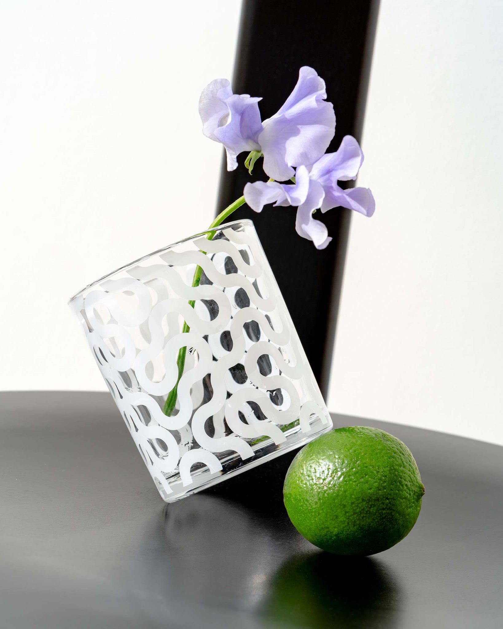 Pattern Glasses · White