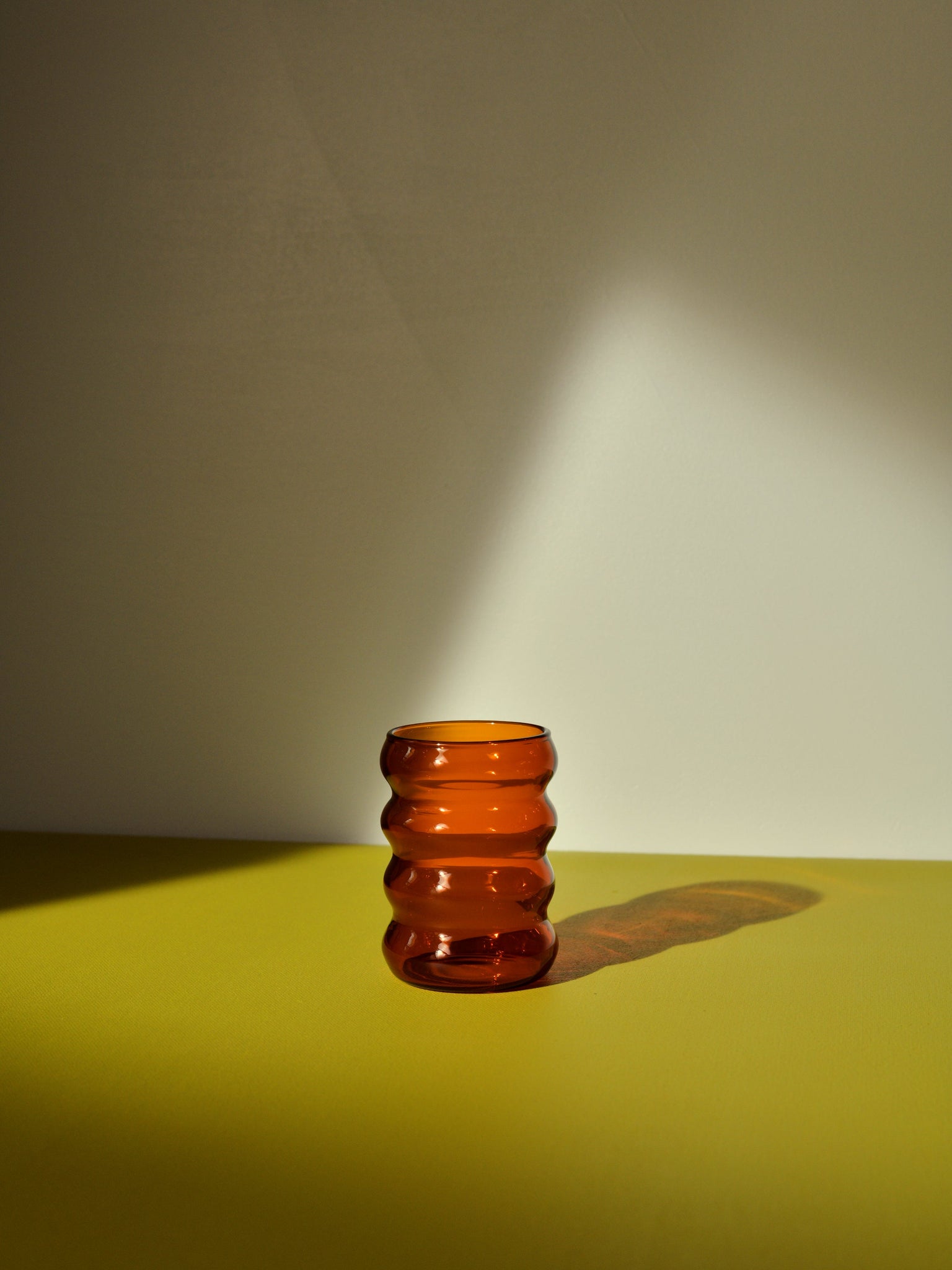Large Ripple Cup · Amber
