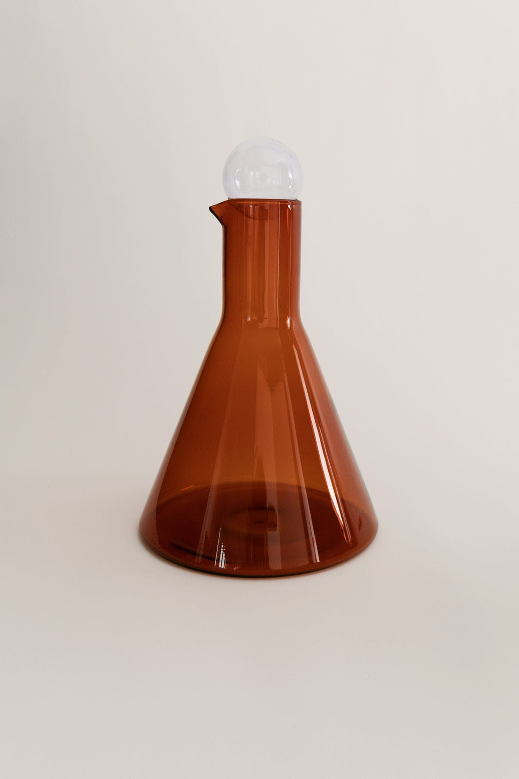 Bilboquet Carafe · Amber + Lilac