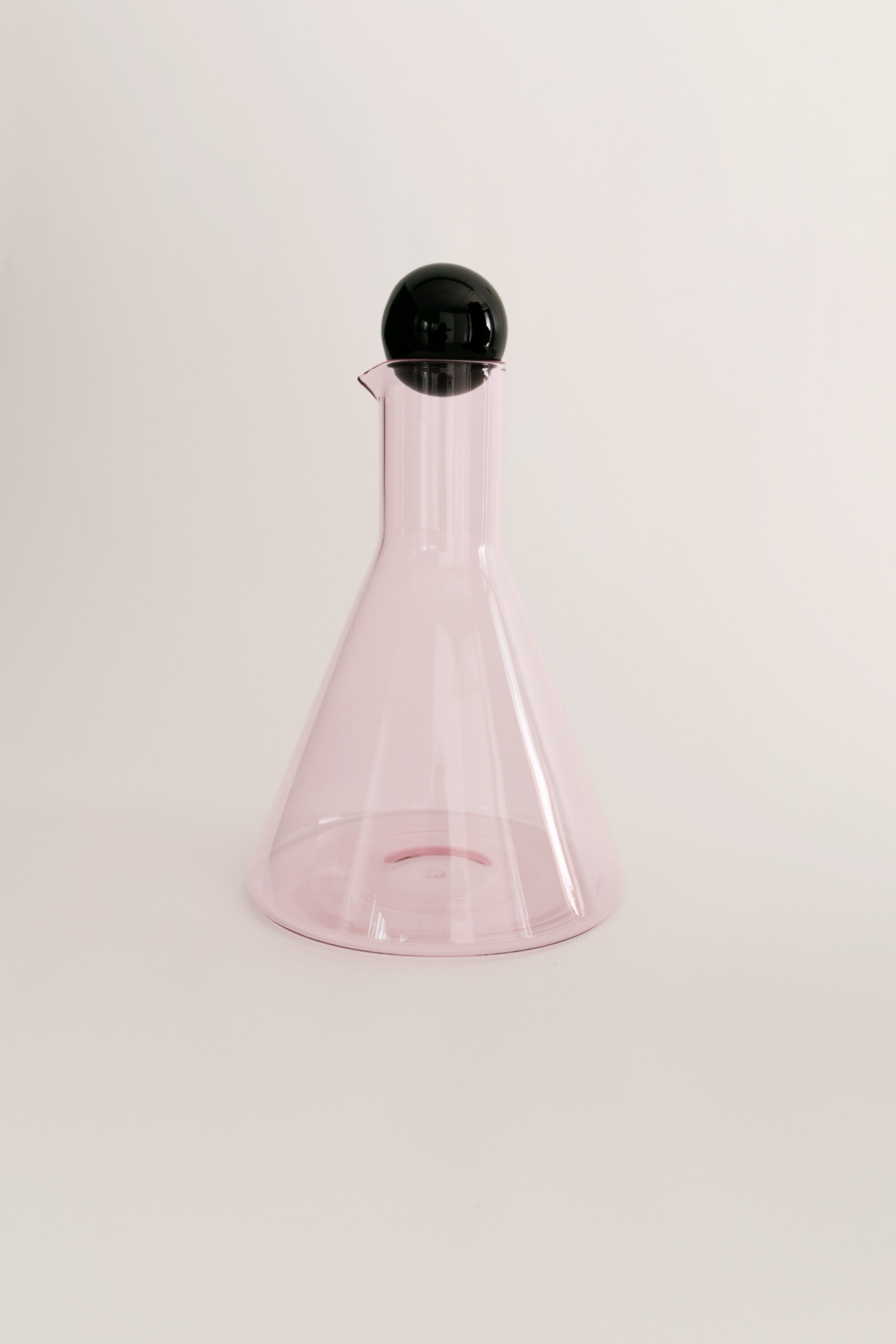 Bilboquet Carafe · Pink + Black